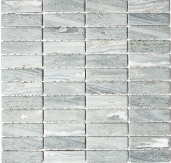 Hand-patterned mosaic tile ceramic rods stone look gray wall tile bathroom tile MOS24-STSO23_m