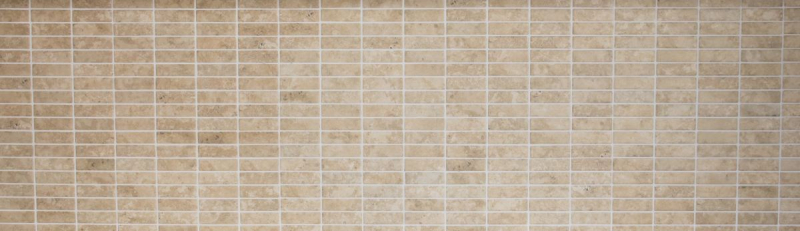 Keramik Mosaik Steinoptik beige hellbraun Wand Küche Dusche WB16-AISO98|1Matte 