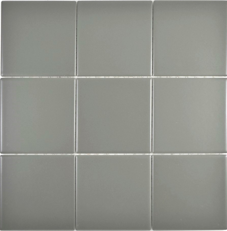 Handmuster Mosaik Fliese Keramik metall matt Küchenrückwand Spritzschutz MOS23-2201_m