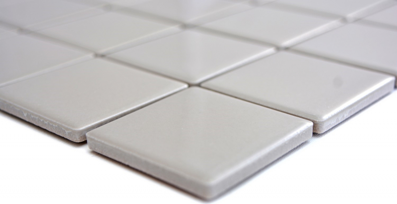 Ceramic mosaic tile SLUDGE GRAY MANHATTAN glossy backsplash MOS14-2401