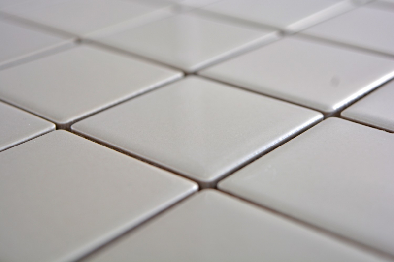 Ceramic mosaic tile SLUDGE GRAY MANHATTAN glossy backsplash MOS14-2401