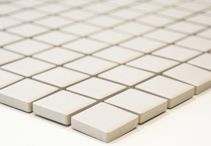 Mosaic tile ceramic light beige unglazed non-slip shower tray floor tile bathroom tile anti-slip - MOS18B-1211-R10