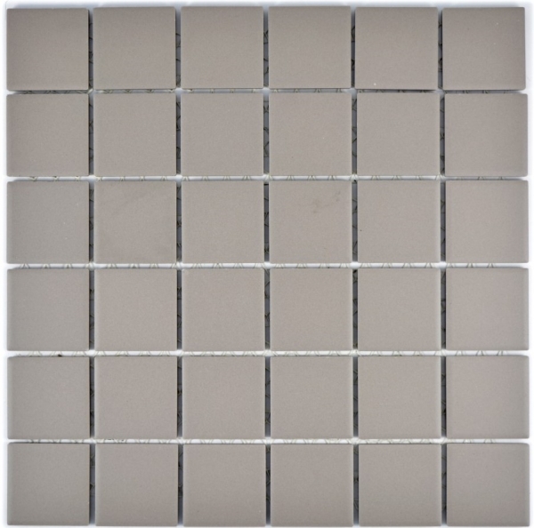 Mosaïque Carreau Céramique gris clair non émaillé antidérapant Receveur de douche Protection contre les éclaboussures Carrelage - MOS14-1202