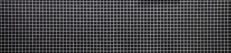 Échantillon manuel Carreau de mosaïque Céramique graphite noir non émaillé Carreau de sol pour receveur de douche MOS18B-0311-R10_m