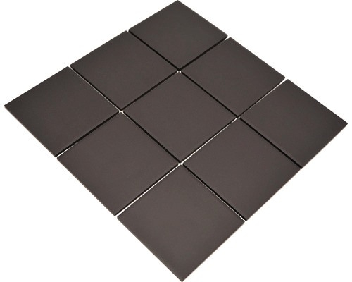 Mosaic tile ceramic graphite black anthracite unglazed non-slip shower tray splashback bathroom tile wall - MOS14-CU922