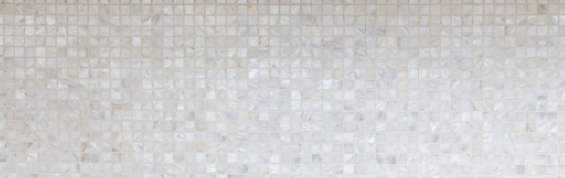 Mother-of-pearl mosaic Shell mosaic white cream Shower screen MOS150-SM201