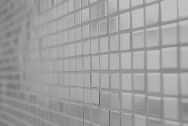 Handmuster Mosaik Fliese Edelstahl silber silber Stahl gebürstet Fliesenspiegel Küche MOS129-CE15D_m