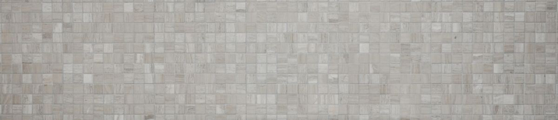 Marbre Mosaïque Carreau pierre naturelle gris clair gris rayé douche mur sol - MOS42-0204