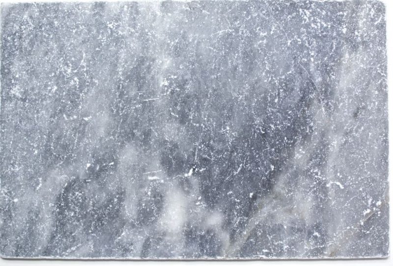 Carreau de marbre Pierre naturelle Bardiglio gris clair anthracite Carreau de pierre naturelle aspect antique Carreau de sol Carreau de mur Carreau de cuisine - MOSF-45-40061