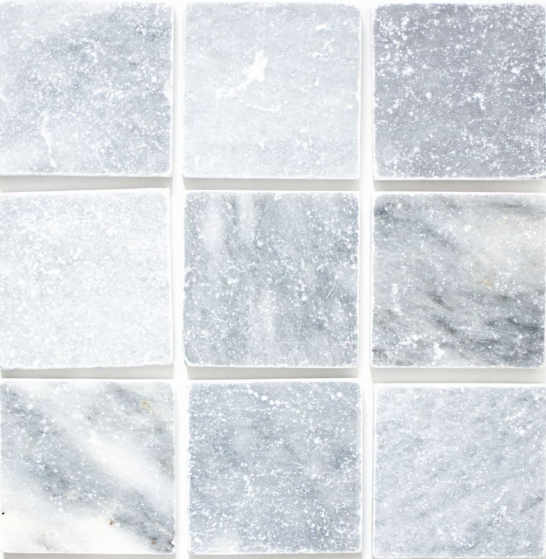 Tile marble natural stone Bardiglio light gray anthracite natural stone tile antique look tile backsplash shower tray wall tile - MOSF-45-40010
