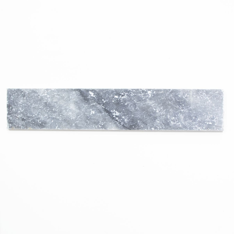 Plinth marble Bardiglio natural stone light gray anthracite antique look kitchen wall living room wall sauna bathroom WC - MOSSock-40470