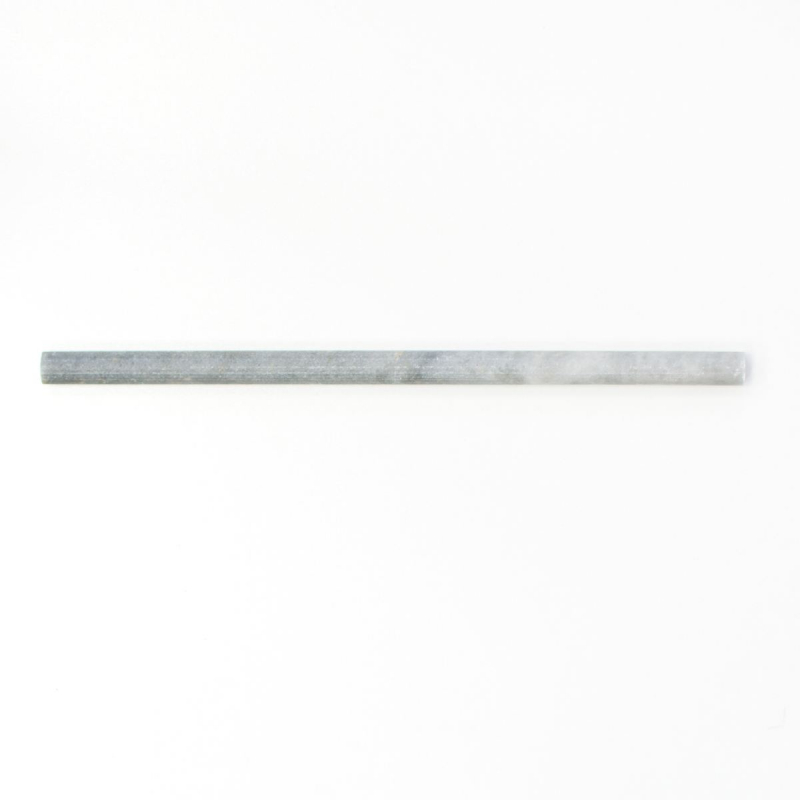 Bordo Bardiglio marmo pietra naturale grigio chiaro antracite profilo matita aspetto antico parete cucina bagno pavimento sauna - MOSPENC-40315