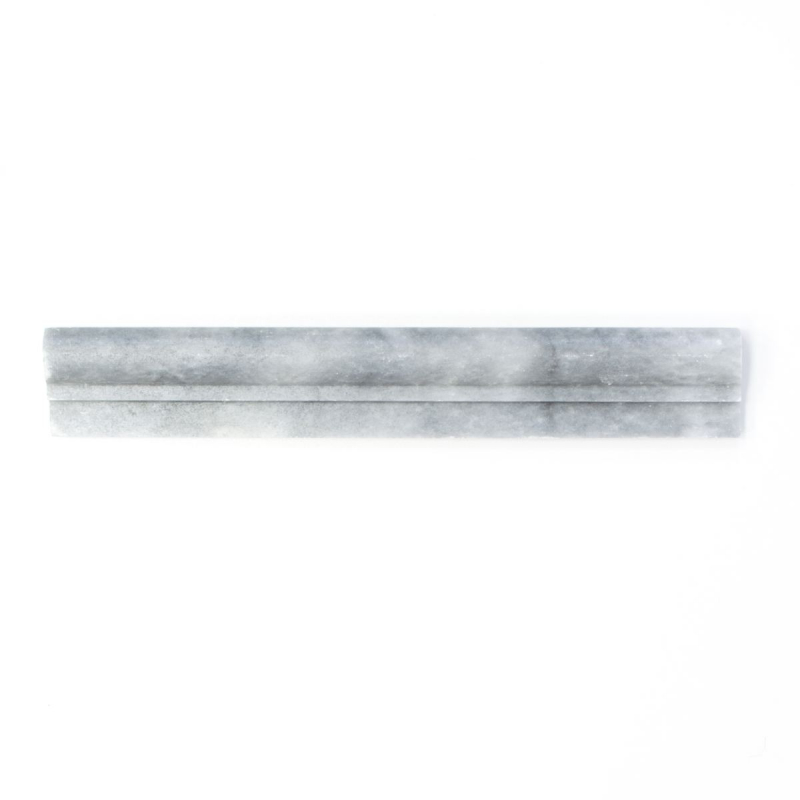 Bordo marmo pietra naturale Bardiglio grigio chiaro antracite profilo pietra naturale aspetto antico parete cucina bagno pavimento sauna - MOSProf-40348
