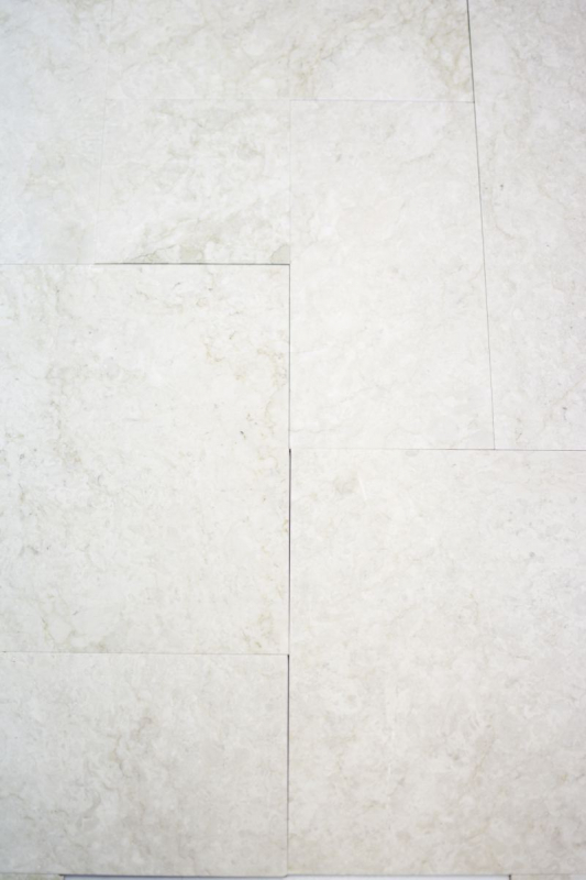 Piastrella di marmo pietra naturale Botticino avorio crema bianco piastrella di pietra naturale Roman bond antico pavimento piastrella parete - MOSF-45-41000
