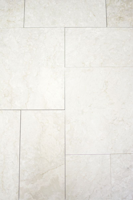 Tile marble natural stone Ibiza white cream gray tile Roman bond antique look floor tile wall tile kitchens - MOSF-45-42000