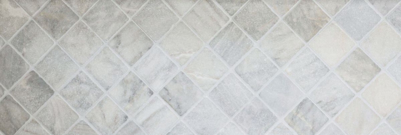 Piastrella marmo pietra naturale Ibiza bianco crema grigio piastrella pietra naturale aspetto antico piastrella pavimento piatto doccia piastrella parete WC - MOSF-45-42010
