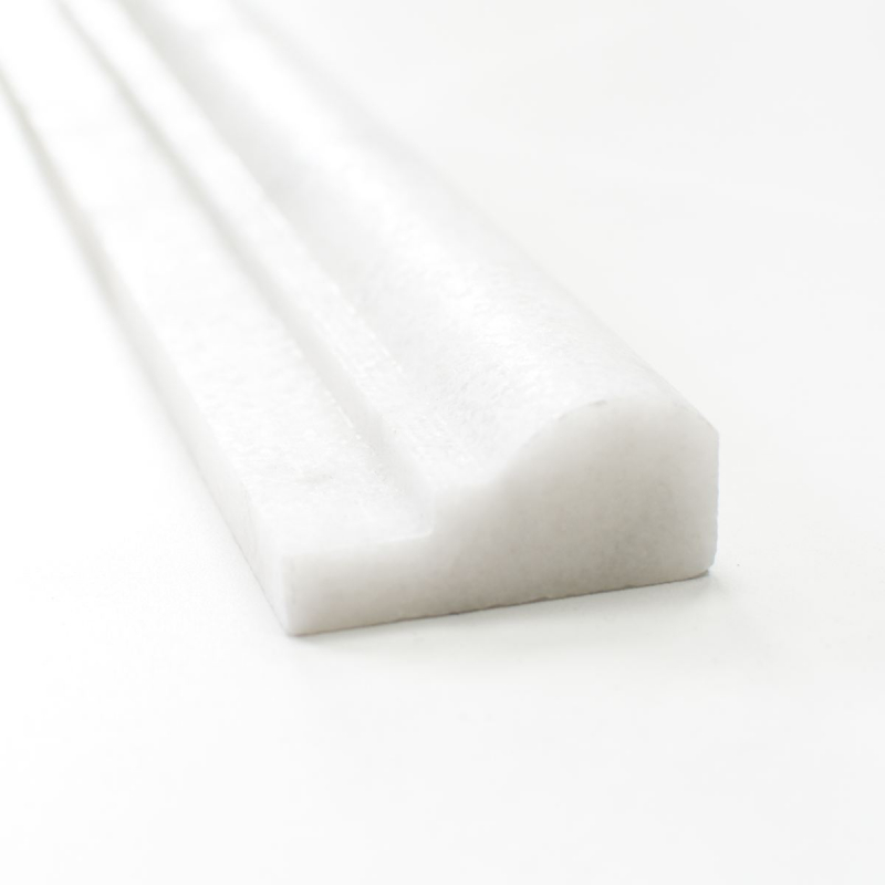 Bordo marmo pietra naturale Ibiza bianco crema grigio profilo aspetto antico parete bagno pavimento cucina WC sauna - MOSProf-42348