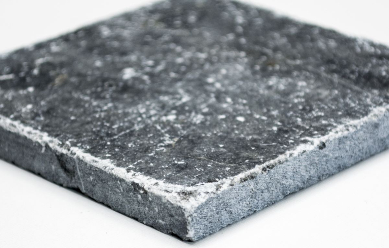 Piastrella marmo pietra naturale nero nero antracite grigio scuro pietra naturale piastrella aspetto antico pavimento piastrella parete cucina - MOSF-45-46093