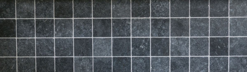 Piastrella marmo pietra naturale nero nero antracite grigio scuro pietra naturale piastrella aspetto antico pavimento piastrella parete cucina - MOSF-45-46093