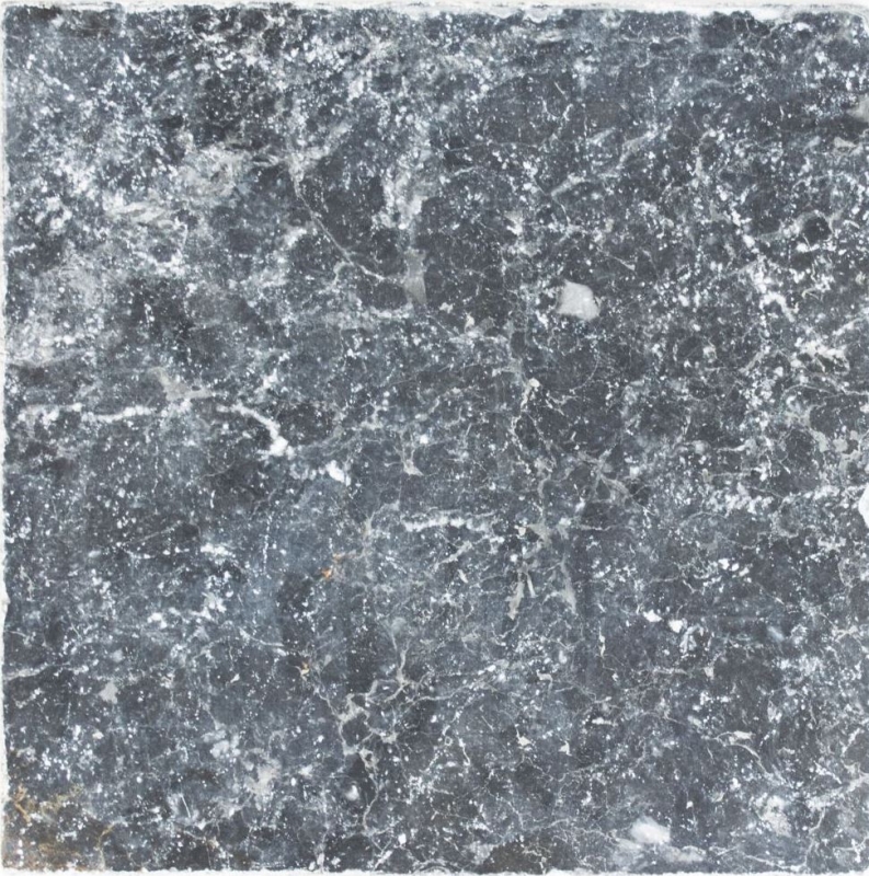 Tile marble natural stone nero black anthracite dark gray natural stone tile antique look floor tile wall tile - MOSF-45-46086