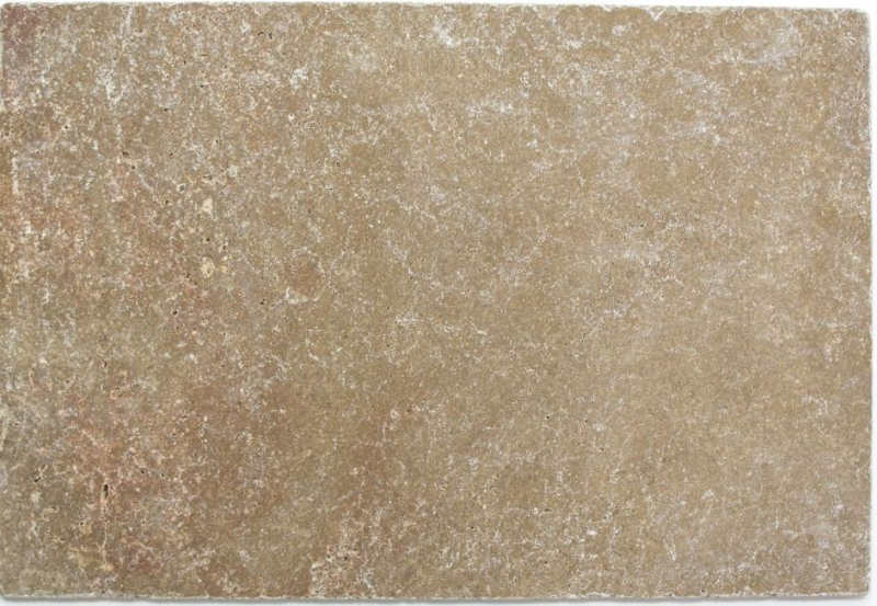 Tile Travertine natural stone Noce walnut brown natural stone tile antique look floor tile wall tile kitchen tile - MOSF-45-44061