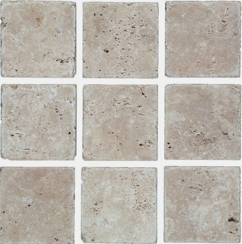Tile Travertine natural stone Chiaro beige cream natural stone tile antique look shower tray shower wall kitchen tile - MOSF-45-46079