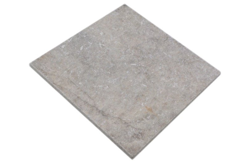 Piastrella Travertino pietra naturale Argento argento bianco grigio chiaro pietra naturale piastrella argento aspetto antico pavimento piastrella muro cucina - MOSF-45-47030