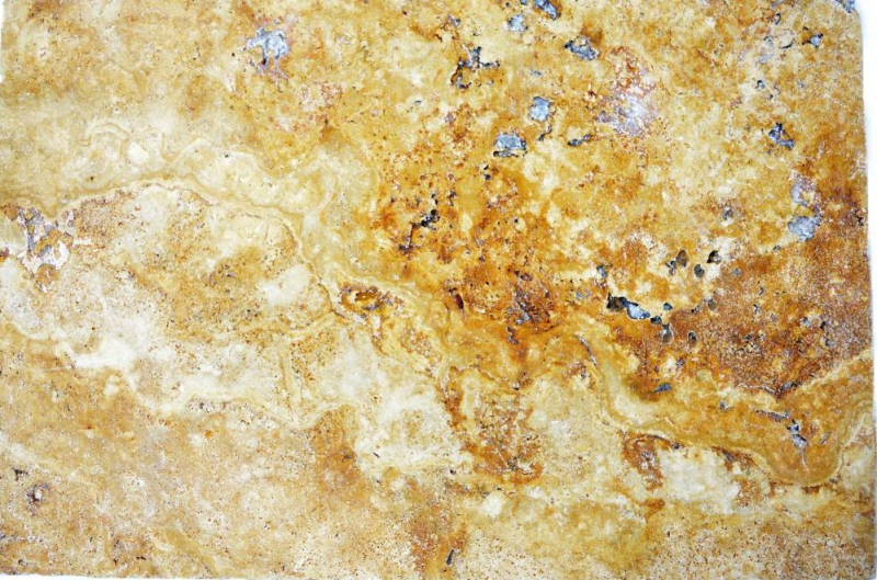 Piastrella travertino pietra naturale giallo oro piastrella pietra naturale oro marrone aspetto antico piastrella pavimento piastrella parete piastrella cucina - MOSF-45-51061