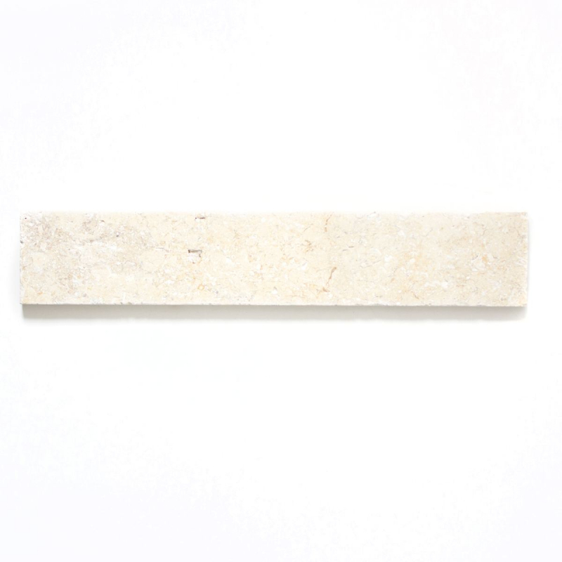 Socle pierre calcaire pierre naturelle Limestone blanc jaune beige socle pierre naturelle brushed mur salle de bain sol cuisine sauna - MOSSock-48470