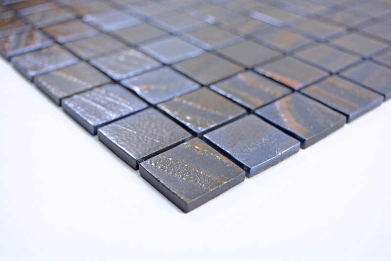 Carreau mosaïque ECO GLAS bronze oxyde MOS360-07_f | 10 Tapis mosaïque