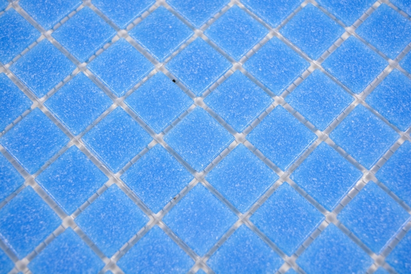 Mosaico dipinto a mano in vetro blu piastrella da parete bagno piastrella doccia alzatina MOS200-A14-N_m