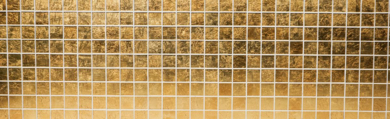 Mosaico della parete posteriore Mosaico di vetro traslucido Struttura in oro cristallo MOS120-0746_f