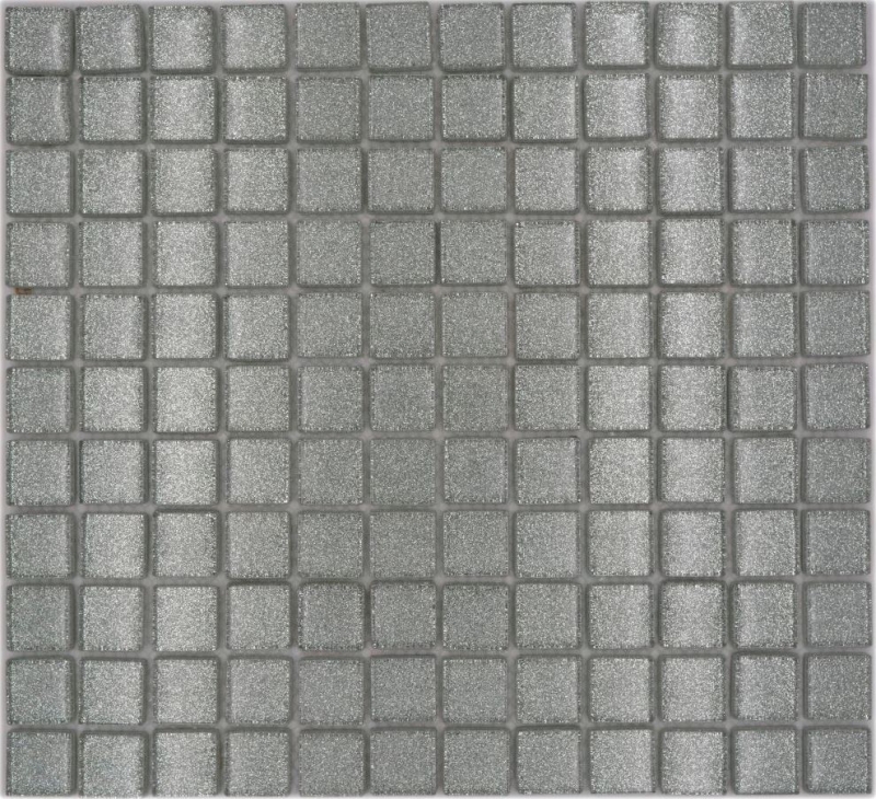 Mosaico di vetro argento piastrelle di mosaico martellato backsplash cucina parete MOS70-0207