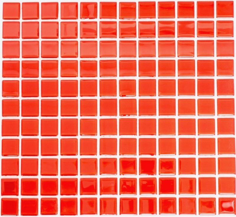 Carreau de mosaïque Mosaïque de verre rouge BAD WC cuisine MUR Tapis de mosaïque MOS60-0904