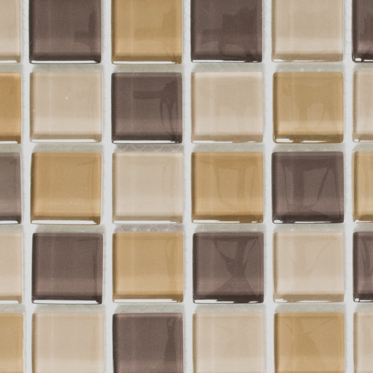 Glass mosaic mosaic tiles brown beige coffee BATH WC kitchen WALL MOS72-1302
