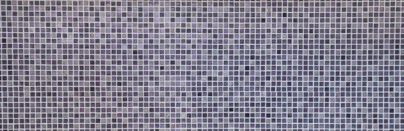 Piastrella di vetro a mosaico viola in resina smerigliata opaca piastrella per cucina WC BAGNO - MOS92-1107