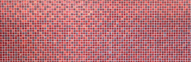 Glass mosaic mosaic tile red resin dark red BATH WC kitchen tile WALL tile backsplash - MOS92-0904