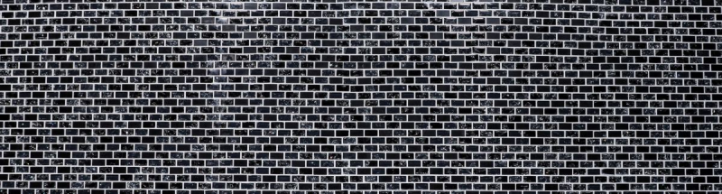 Mosaic tile kitchen splashback Translucent black Brick Glass mosaic Crystal stone black MOS87-b1128_f