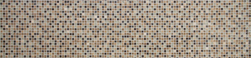 Glass mosaic natural stone mosaic tile light beige quarry glass marble light brown beige cream tile backsplash bathroom - MOS92-1053