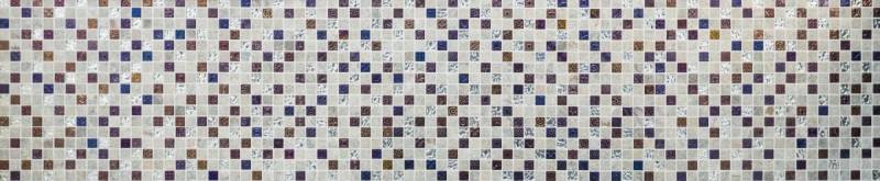 Hand-patterned mosaic tile Tile backsplash Translucent gray Glass mosaic Crystal stone design Quartzite gray MOS83-CR37_m