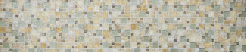 Natural stone glass mosaic marble mosaic tiles amber gold ochre brown tile backsplash wall kitchen WC - MOS88-MC649