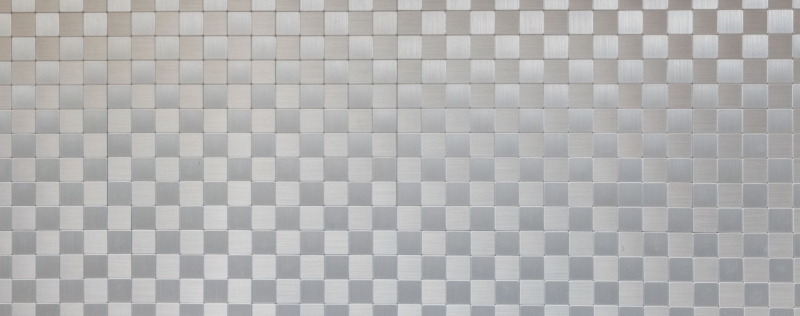 self-adhesive mosaic tile ALU silver metal tile backsplash kitchen backsplash MOS200-22M25