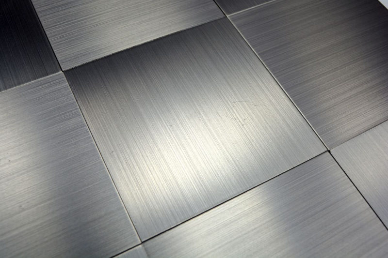 Mosaic tiles self-adhesive aluminum silver metal MOS200-22M100_f