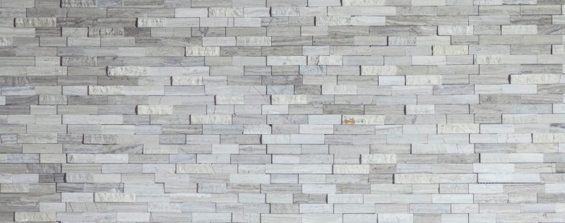 Self-adhesive natural stone marble wall tiles kitchen splashback wall facing DIY MOS200-0120