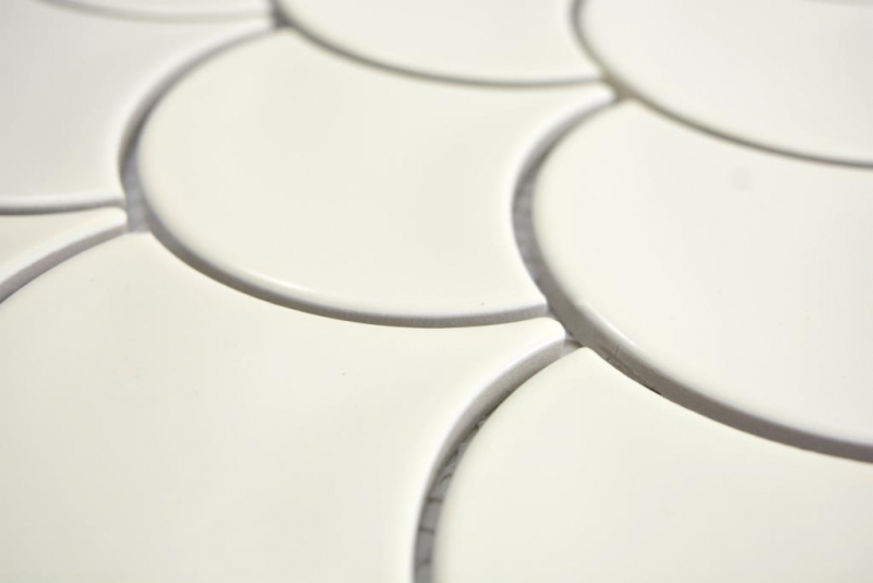 Motif main céramique éventail ivoire brillant mur carrelage cuisine douche bain MOS13-FS09_m