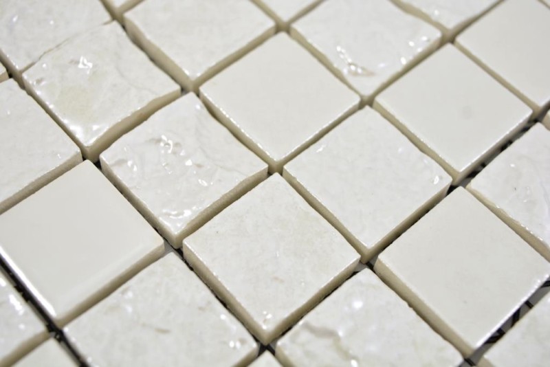 Piastrelle di ceramica a mosaico esclusivo Giappone antico bianco muro piastrelle backsplash cucina bagno WC - MOS14-0001