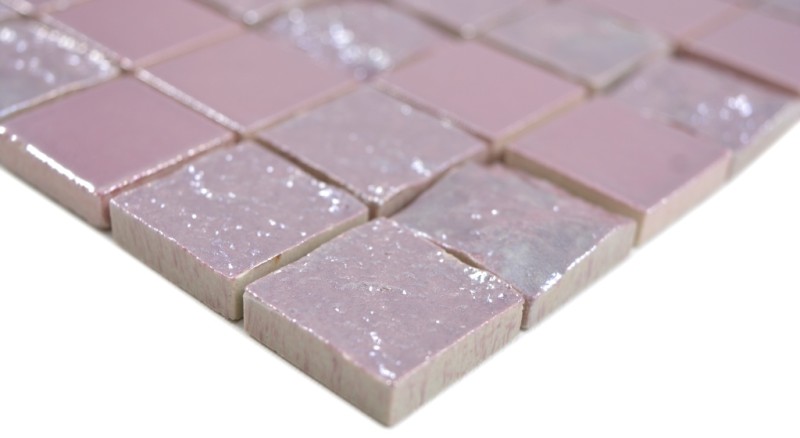 Piastrella di ceramica a mosaico esclusiva del Giappone rosa piastrella da parete backsplash cucina bagno WC - MOS18-1111