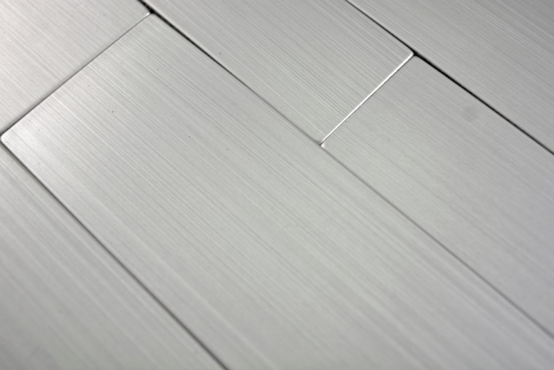 self-adhesive tile backsplash ALU metal wall facing kitchen splashback