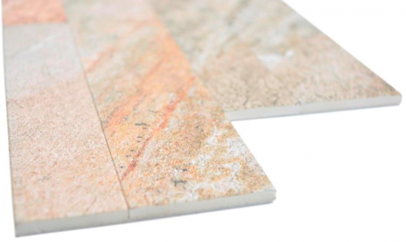 self-adhesive vinyl foil stone look beige honey back wall wall panel kitchen tile backsplash