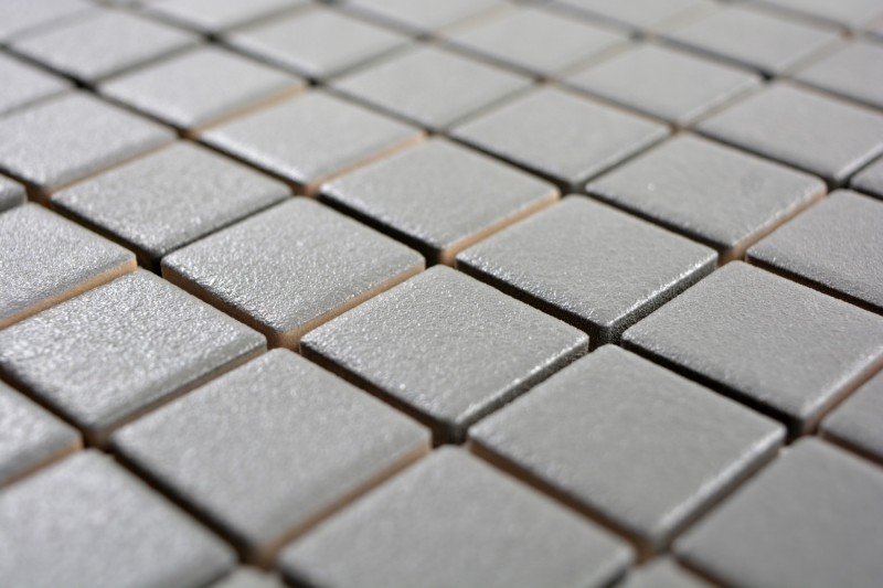 Piastrella di ceramica a mosaico SLIPPROOF pavimento ardesia grigio opaco backsplash - MOS18-0222-R10